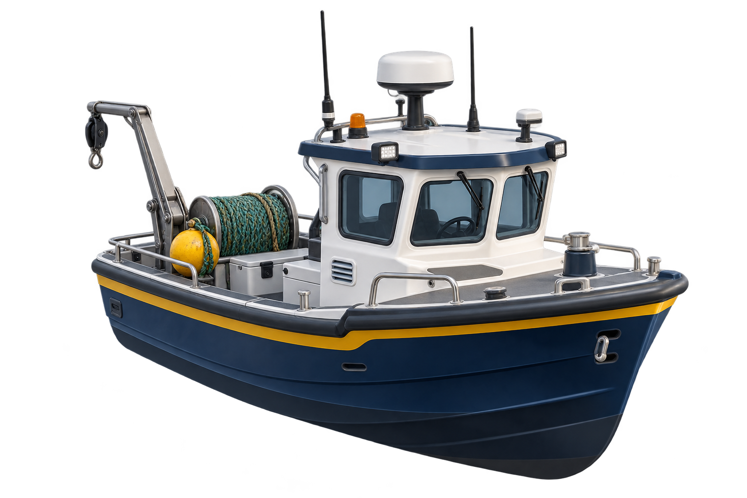 Barco pequeno de pesca Marlin Compacto